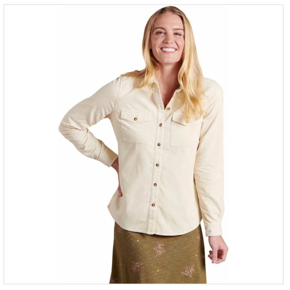 Toad&Co Scouter Cord Long-Sleeve Button Up Shirt Women's - Women's size M (NWOT)